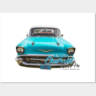 1957 Chevrolet Bel Air 2 Door Hardtop Posters and Art